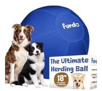 Furdo Pelota de pastoreo de 18 pulgadas para perros, para pastor australiano, para ganado, para Border Collie, para Blue Heelers y otros perros pequeños a medianos, juguetes para perros de pastoreo