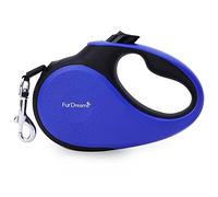 FurDreams Correa retráctil para Perro - Correa Extensible de Alta Resistencia (5M) | Mango Antideslizante con Control de Bloqueo | Nailon Resistente sin enredos (Azul, pequeño)