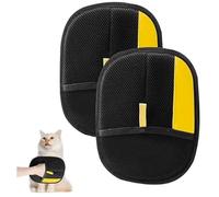 FureverCare Guantes removedores de pelo de mascotas, reutilizables, electrostáticos, quitapelo de perros y gatos para muebles, sofá, ropa y camas de mascotas, limpieza rápida, sin recargas, lavable