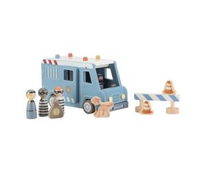 Furgón Policial FSC - Camión de policía de madera - Little Dutch - Juego simbólico desde 2 años