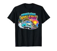 Furgoneta Camper Retro en Viaje épico Camiseta