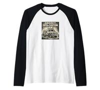 Furgoneta Personalizada de los años 70, diseño Retro y Maravilloso Camiseta Manga Raglan