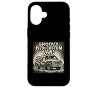 Furgoneta Personalizada de los años 70, diseño Retro y Maravilloso Carcasa para iPhone 16