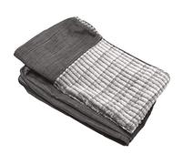 FurHaven Funda de Cama para Perros - Piel sintética de Felpa en Relieve y Lino de Rendimiento Tradicional Estilo sofá para Sala de Estar, Cama para Mascotas Funda de Repuesto para Perros y Gatos,