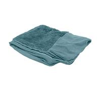 FurHaven Funda de Repuesto para Cama de Perro Estilo sofá de Felpa y Gamuza, Color Piscina Profunda, Mediana