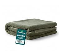 FurHaven Funda de Repuesto para Cama de Perro, Piel sintética y Terciopelo, Estilo sofá, Lavable a máquina, Color Salvia Oscura, Talla M