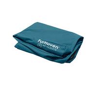 Furhaven Funda de Repuesto para Cama de Perro, Resistente al Agua, para Interiores y Exteriores, con Logotipo Impreso, colchón de polirlona Oxford, Lavable, Laguna Profunda, Jumbo Plus (XXL)