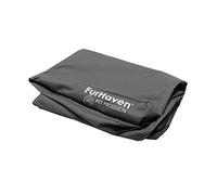 FurHaven Funda de Repuesto para Cama de Perro, Resistente al Agua, para Interiores y Exteriores, con Logotipo Impreso, colchón de polirlona Oxford, Lavable, Color Gris Piedra, Jumbo Plus (XXL)