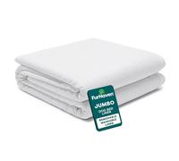 Furhaven Funda Protectora de colchón de Espuma Resistente al Agua para Perro, Color Blanco, tamaño Jumbo (XL)