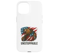 Furia de Oso patriótico imparable Carcasa para iPhone 15