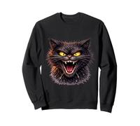 Furia del Gato Negro Feroz Sudadera
