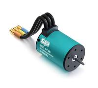 FuriaX Supa 3650 Motor sin escobillas 60A ESC 2-3S LiPo 3.175mm Diámetro del eje para 1/10 Touring Buggy Short Course Truck RC Car (azul 5400KV)