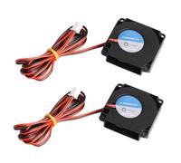 Furiga - 2 ventiladores turbo hidráulicos 4010 sin escobillas con 2 cables XH2.54-2P para impresoras 3D, 40 mm x 40 mm x 10 mm, 0,07 A, 24 V CC