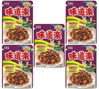 Furikake Ajidouraku, condimento espolvoreado japonés para arroz bento, sabor a huevo, alga nori, sésamo, bonito, 28 g x 5 paquetes, fabricado en Japón