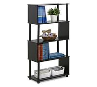 Furinno 4-Tier Flexi Estantes de Almacenamiento, Madera, marrón