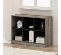 Furinno Basic Estantería, 3x2 librero, Organizador de Cubos con estantes, 30.2 x 80.3 x 60 cm, para Sala, Dormitorio, Oficina en casa, Roble Francés