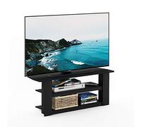 Furinno Centro de Entretenimiento televisivo, Roble, Negro, Standard 42.1"(W) x16.5(H) x13.4(D)