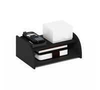 Furinno Classic Organizadores Y Accesorios De Escritorio Elevador De Monitor De 2 Niveles Organizador De Oficina Estantería para Libros Suministros Accesorios De Escritorio Color Espresso