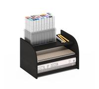 Furinno Classic Organizadores Y Accesorios De Escritorio Elevador De Monitor De 3 Niveles Organizador De Oficina Estantería para Libros Suministros Accesorios De Escritorio Color Espresso