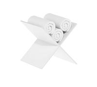 Furinno Cubicle - Inserto De Cubo, Organizador De Cubos con Estantes En X, Compatible con Cubos Extra Gruesos, Organización, Blanco (No Compatible con Estanterías Kallax De IKEA)