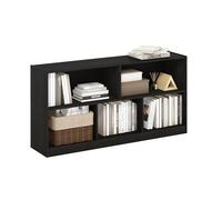 Furinno DALY Estantería De 5 Cubos, Organizador Horizontal De Almacenamiento, 10,9 X 47,2 X 23,6 Cm, para Sala De Estar, Dormitorio Y Oficina En Casa, Color Espresso