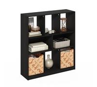 Furinno DALY Estantería De 8 Cubos, Organizador Horizontal De Almacenamiento, 10,9 X 35,4 X 39,4 Cm, para Sala De Estar, Dormitorio Y Oficina En Casa, Color Espresso