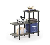 Furinno Estante Chêne Français Gris/Noir.