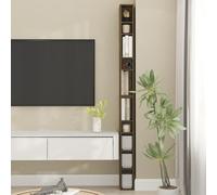 Furinno Fulda Estantería De 10 Niveles, Ahorra Espacio, 23 X 15 X 200 Cm, para Salón, Dormitorio Y Oficina, Color Pino Ámbar