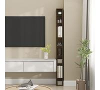 Furinno Fulda Estantería De 8 Niveles con Espacio De Almacenamiento, 23 X 15 X 180 Cm, para Salón, Dormitorio Y Oficina, Color Pino Ámbar