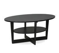 Furinno Jaya Mesita Ovalada, Nogal, Talla única