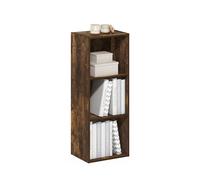 Furinno Luder Estantería Abierta Librería de 3 Niveles, Pino Ámbar