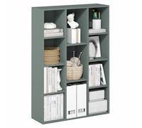 Furinno Luder Estantería De 11 Cubos Reversible 9,4x29,1x41,7 para Salón Dormitorio Oficina Verde Salvia
