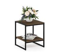 Furinno Mesa Auxiliar, Roble, Columbia Nogal, 40 x 40.39 x 45.72 cm