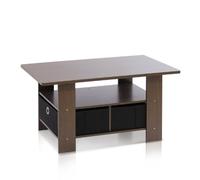 Furinno Mesa De Centro, Madera, Dark Brown/Black