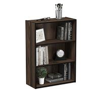 Furinno Pasir Biblioteca Abierto de 3 Niveles, Nogal Columbia