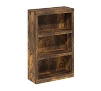 Furinno Rail De 3 Niveles con Estante Abierto, 26,5 X 63,5 X 99,5 Cm, para Salón, Dormitorio Y Oficina, Color Pino Ámbar