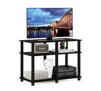 Furinno Romain Turn-N-Tube Soporte de TV para Televisores de hasta 40 Pulgadas, Espresso/Negro