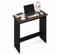 Furinno Simplistic Escritorio, Columbia Nogal, 39.37 x 39.37 x 75.57 cm | Rectangular, fácil de montar, pequeño, para juegos, dormitorio, oficina en casa, dormitorio, sala de estudio