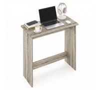 Furinno Simplistic Escritorio, Madera, Roble Sonoma, 39.37 x 80 x 75.57 cm | Rectangular, fácil de montar, para juegos, dormitorio, oficina en casa, dormitorio, sala de estudio