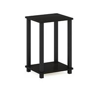 Furinno Simplistic - Mesita de Noche compacta, mesita de Noche, Color Negro expreso/Negro