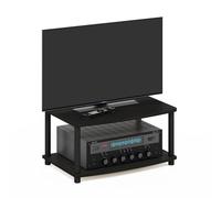 Furinno Soportes de TV sin herramientas Gris/Negro (Espresso/Negro)