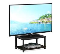 Furinno Soportes de TV sin herramientas Nogal oscuro