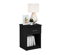 Furinno Tidur Mesita de Noche con asa y un cajón, Madera de ingeniería, Americano, 45 (W) x 61.3 (H) x 39.8 (D) cm