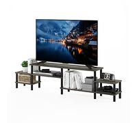 Furinno Turn-N-Tube Grand Entertainment Center para TV de hasta 60 Pulgadas, Madera de ingeniería, Roble francés, 198(W) x 47.2(H) x 34(D) cm
