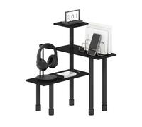 Furinno Turn-N-Tube - Organizador De Encimera De Cocina, Estante Organizador De Esquina De 3 Niveles, para Cocina, Despensa, Organizadores Y Almacenamiento, Color Espresso