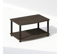 Furinno Turn-N-Tube Soporte para Impresora con Almacenamiento Mesa De 2 Niveles Bajo Escritorio para CPU Suministros De Oficina Oficina En Casa Marrón Oscuro