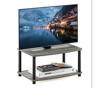 Furinno Turn-N-Tube Soporte para Impresora con Almacenamiento Mesa De 2 Niveles Bajo Escritorio para CPU Suministros De Oficina Oficina En Casa Roble Francés