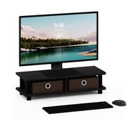 Furinno Turn-N-Tube Soporte para monitor Espresso/Negro