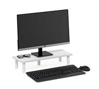 Furinno TURN-N-TUBE Soporte Para Monitor y Portátil Accesorios De Escritorio Color Blanco