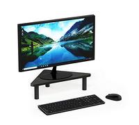 Furinno Turn-N-Tube Soporte Vertical para Monitor, Madera, Espresso/Negro, Talla única